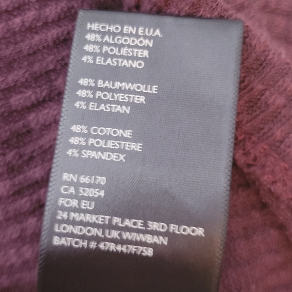 Free People Beach World Traveler Pullover Split‎ Back Oversized Sweater Top S - Picture 11 of 11